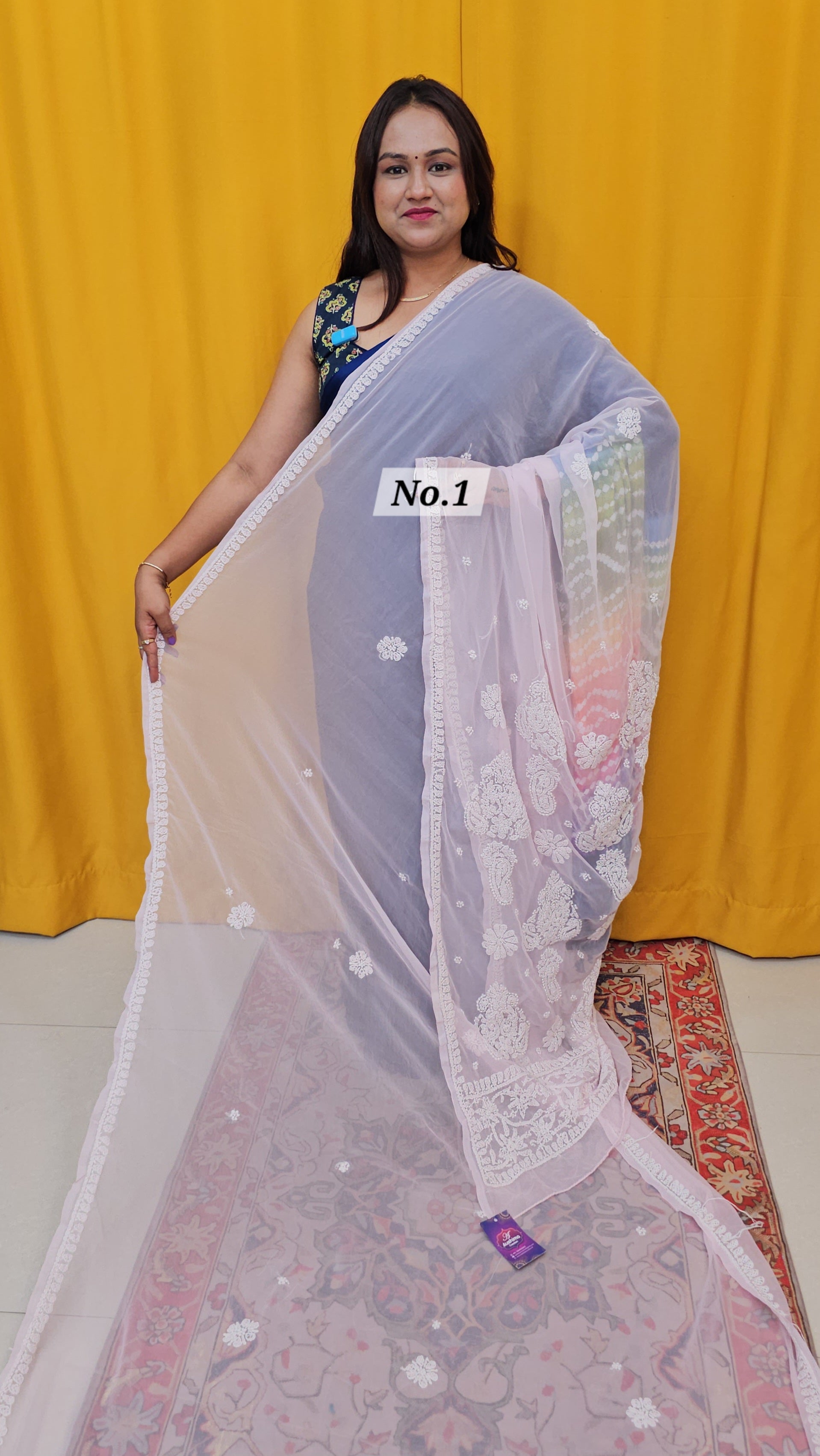 CHIKANKARI SAREE (NO .1)