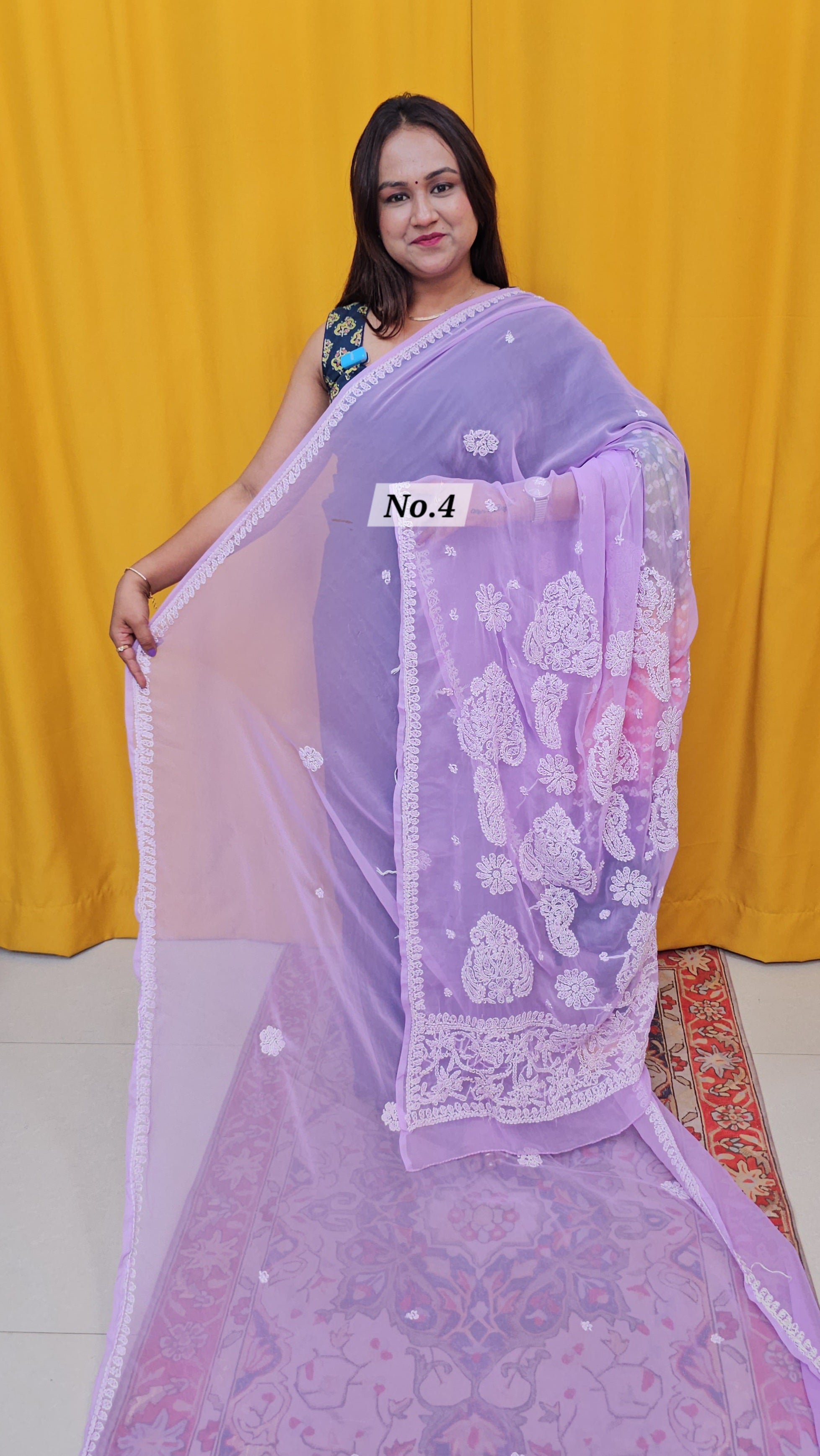 CHIKANKARI SAREE (NO .4)