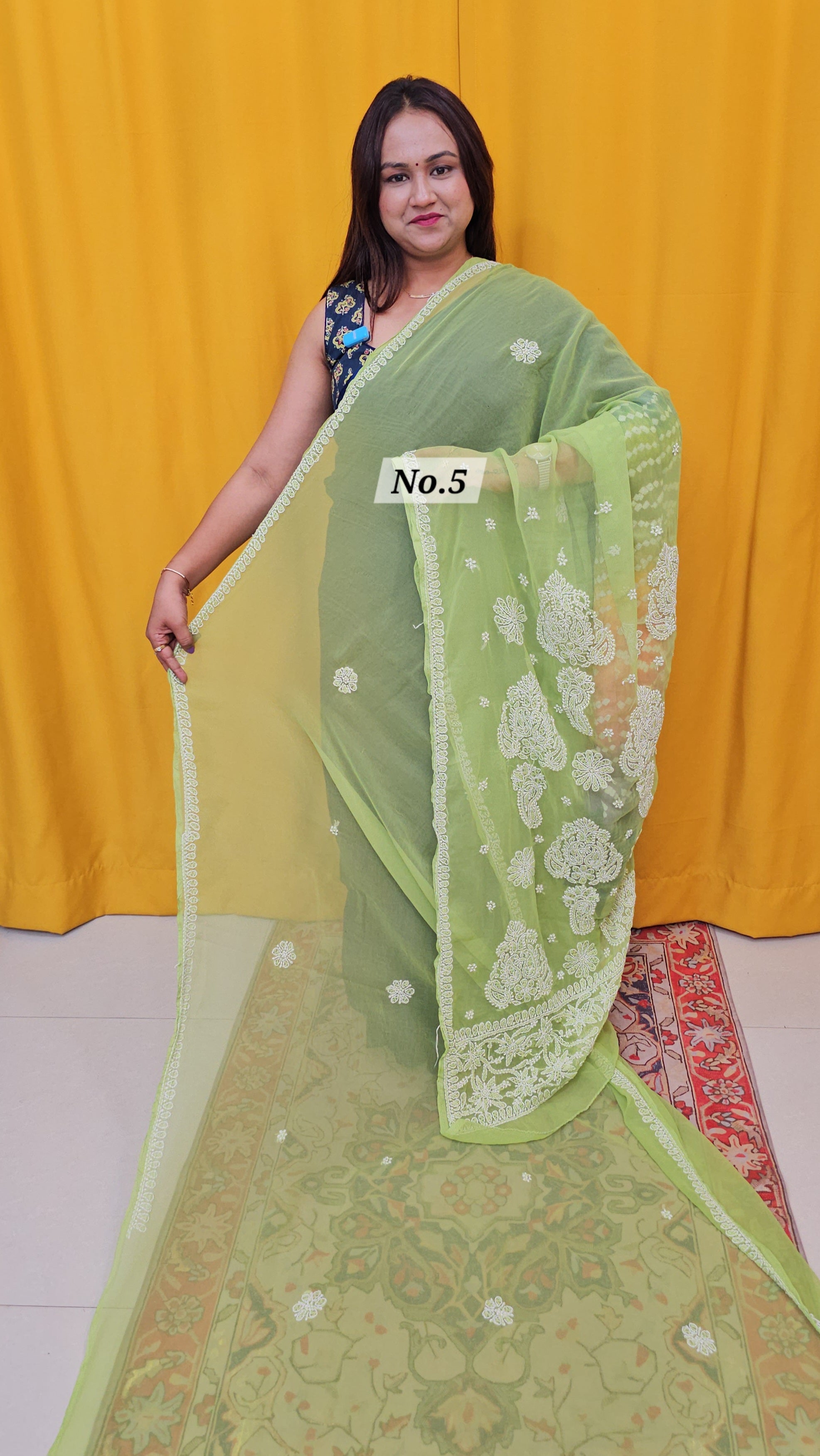 CHIKANKARI SAREE (NO .5)