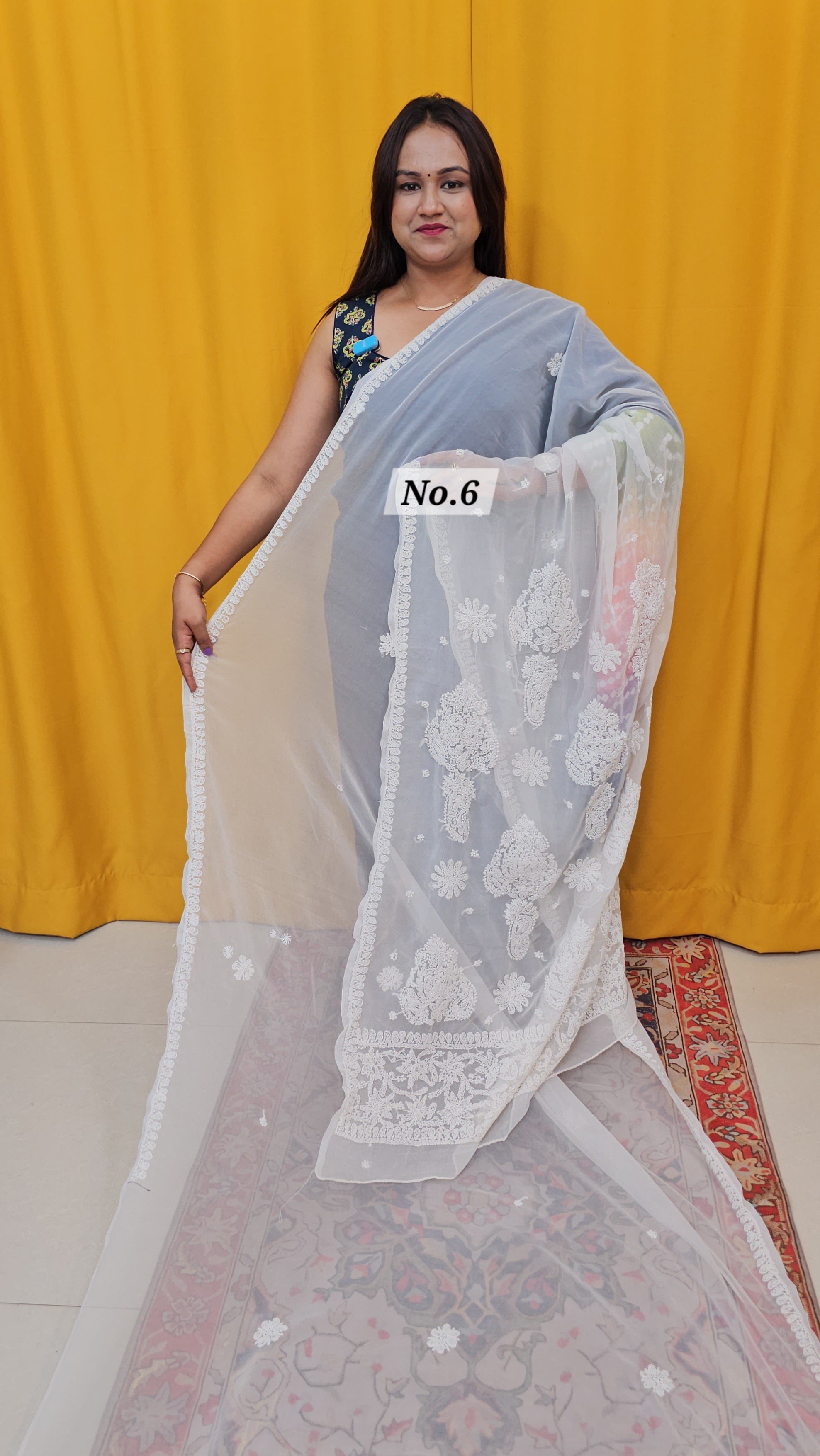 CHIKANKARI SAREE (NO .6)