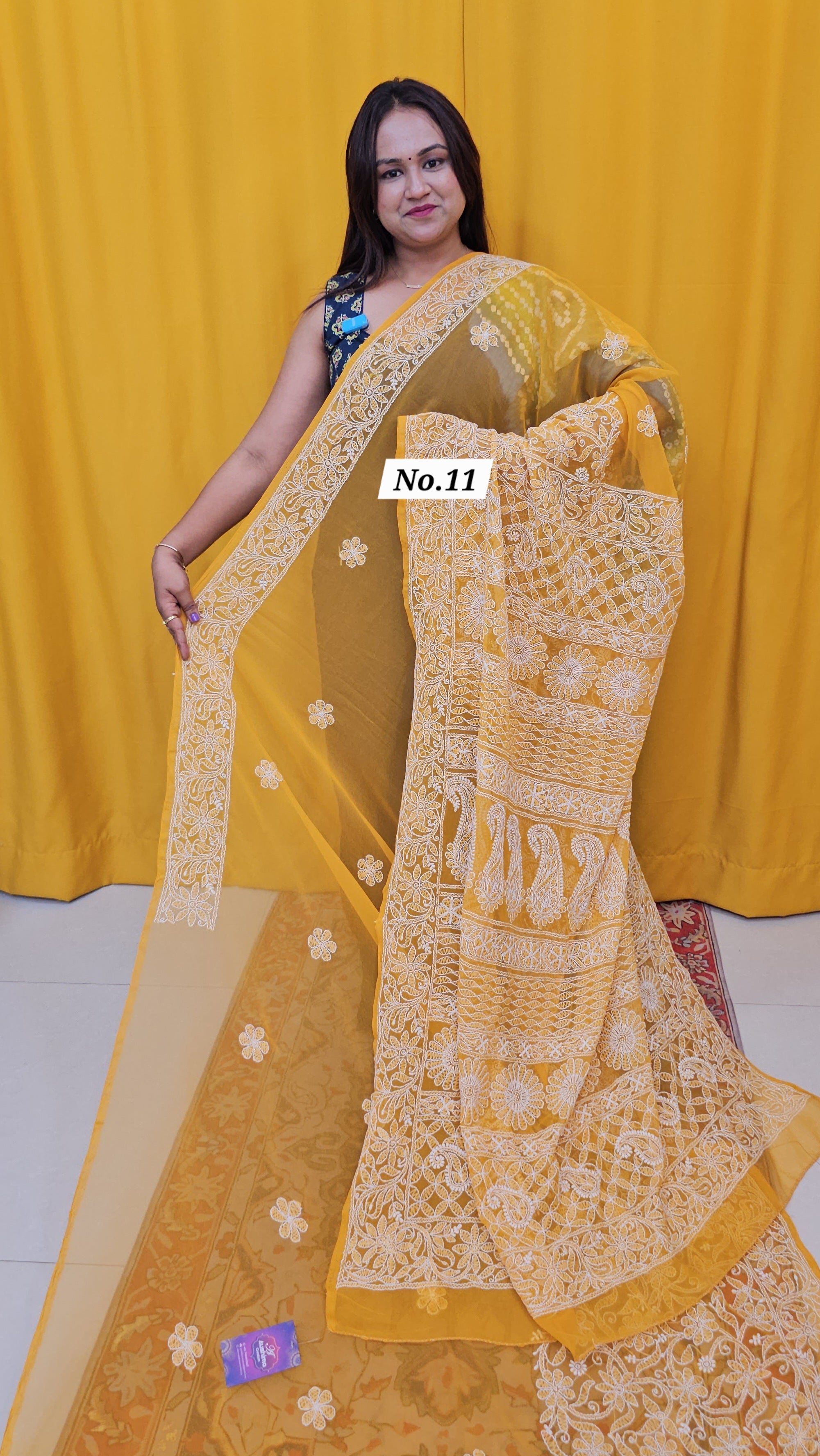 CHIKANKARI SAREE (NO .11)