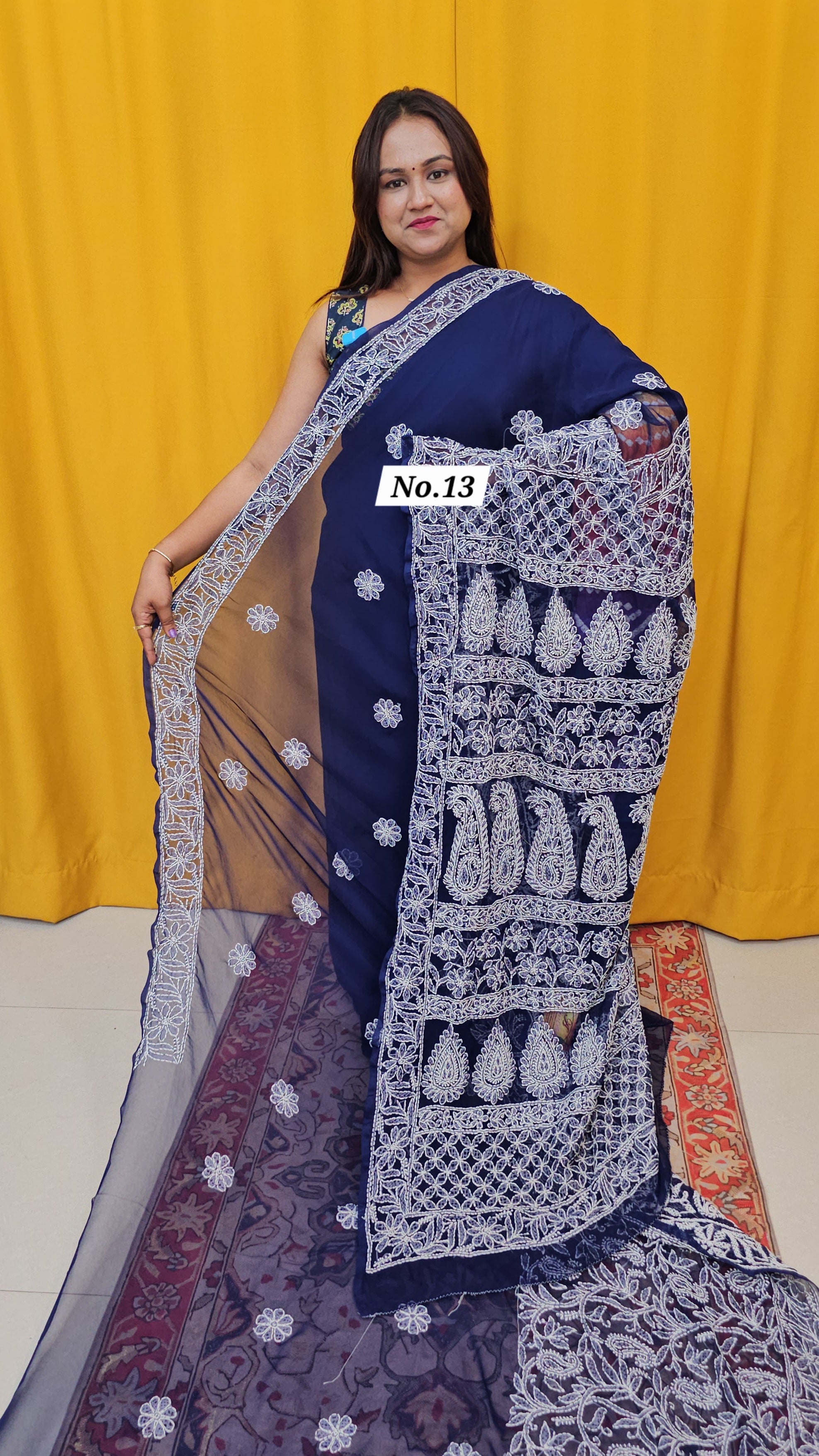 CHIKANKARI SAREE (NO .13)