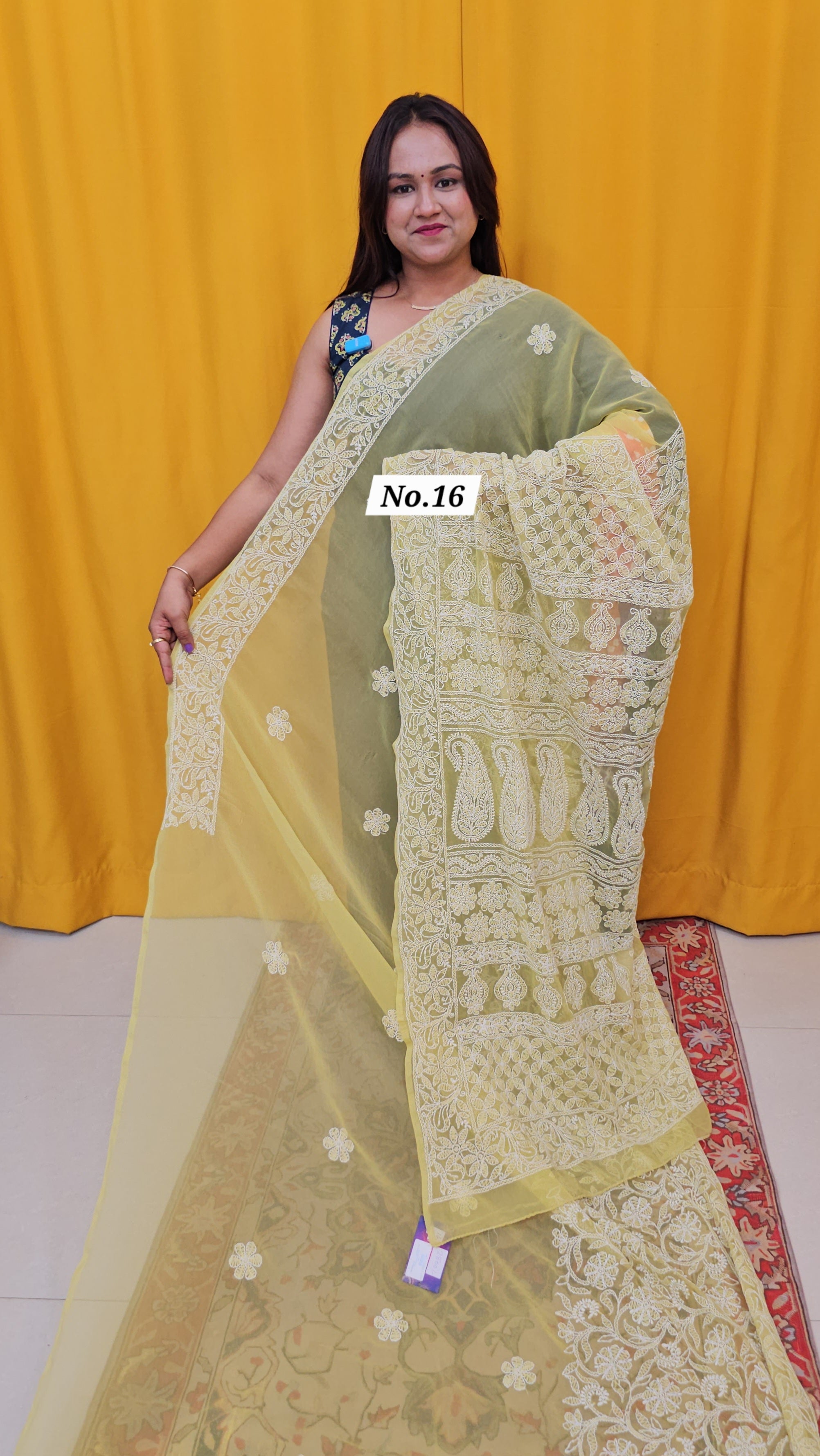 CHIKANKARI SAREE (NO .16)
