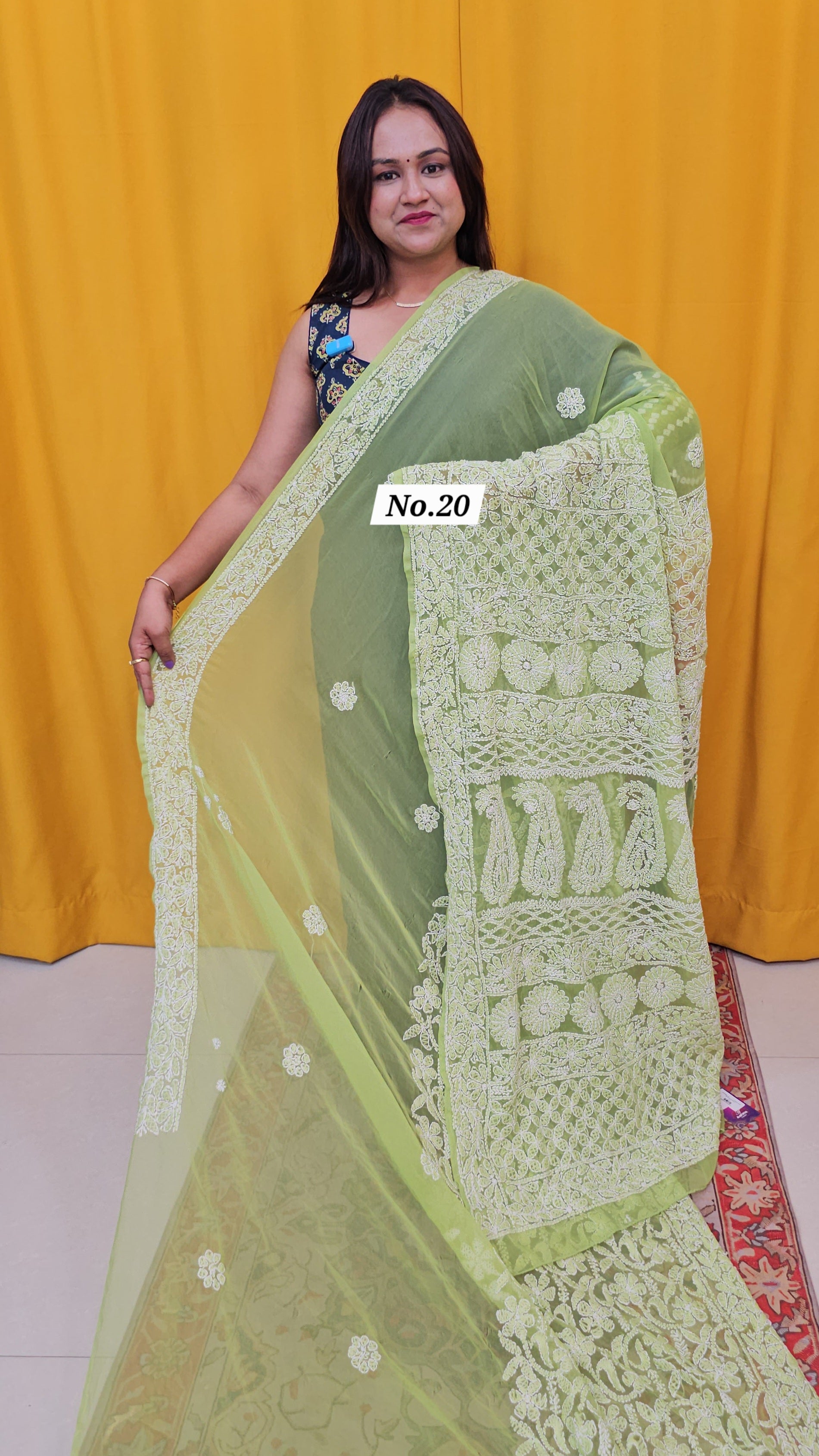 CHIKANKARI SAREE (NO .20)
