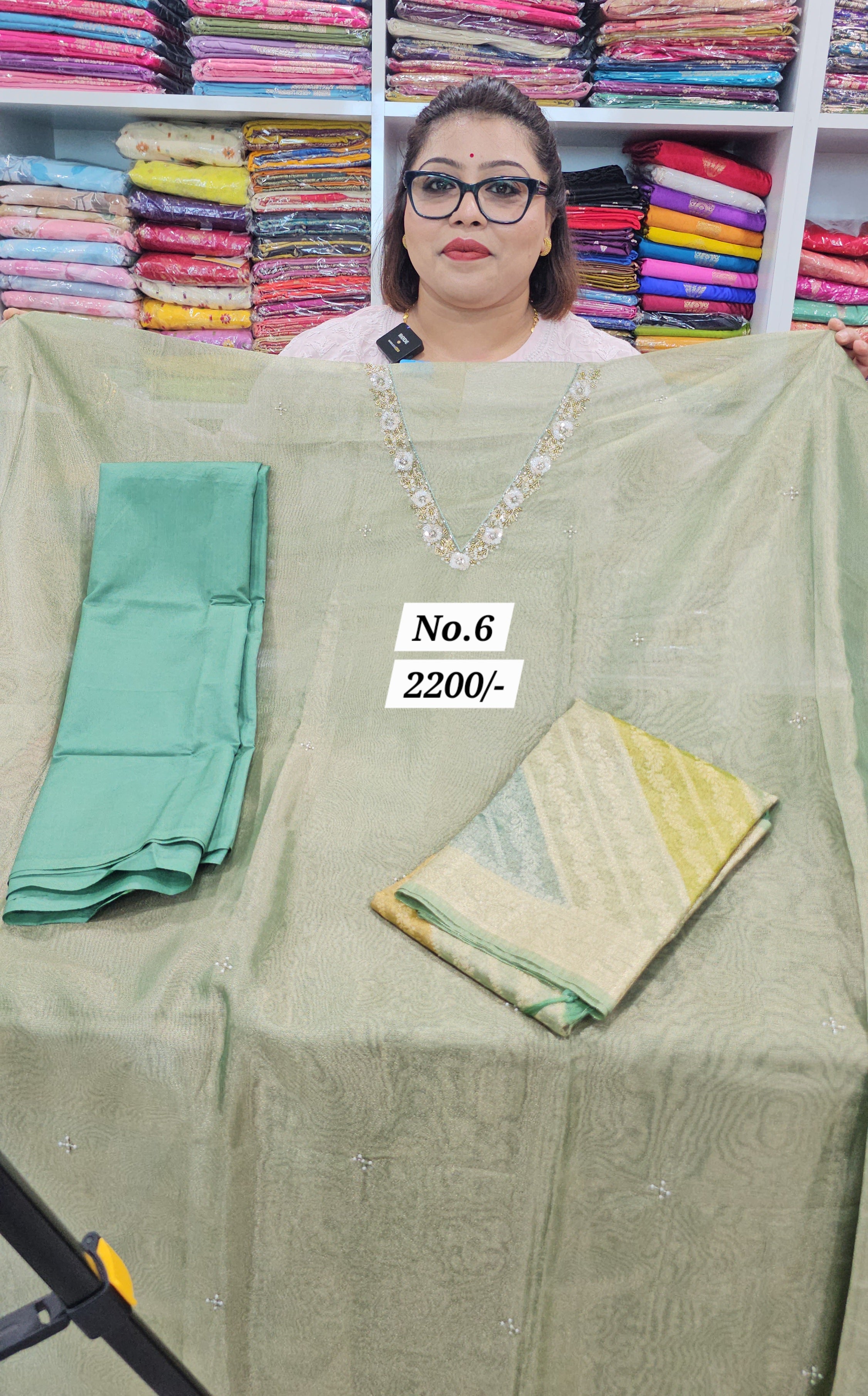 3PC DRESS MATERIAL (NO. 6)