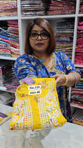 LUCKNOW CHIKANKARI READY MADE CORD SET {SIZE-46} (NO. 110)