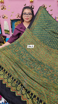 PURE AJRAKH MODAL SAREE {DEFECTIVE} (NO.1)