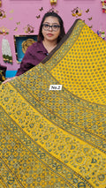 PURE AJRAKH MODAL SAREE {DEFECTIVE} (NO.2)