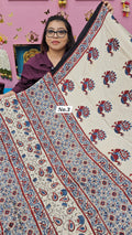 PURE AJRAKH MODAL SAREE {DEFECTIVE} (NO.3)