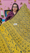 PURE AJRAKH MODAL SAREE {DEFECTIVE} (NO.4)