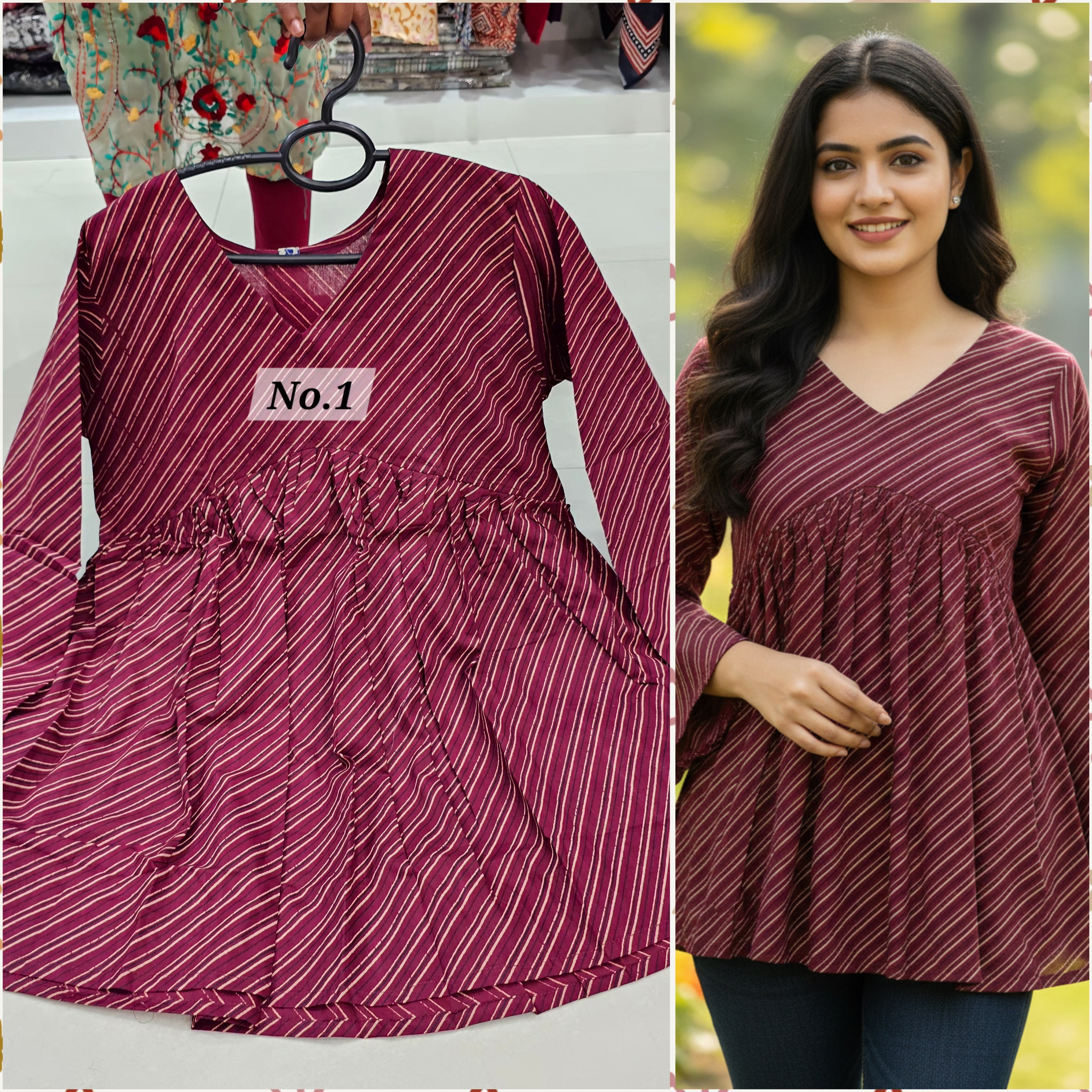 Cotton Short  Top (No. 1)