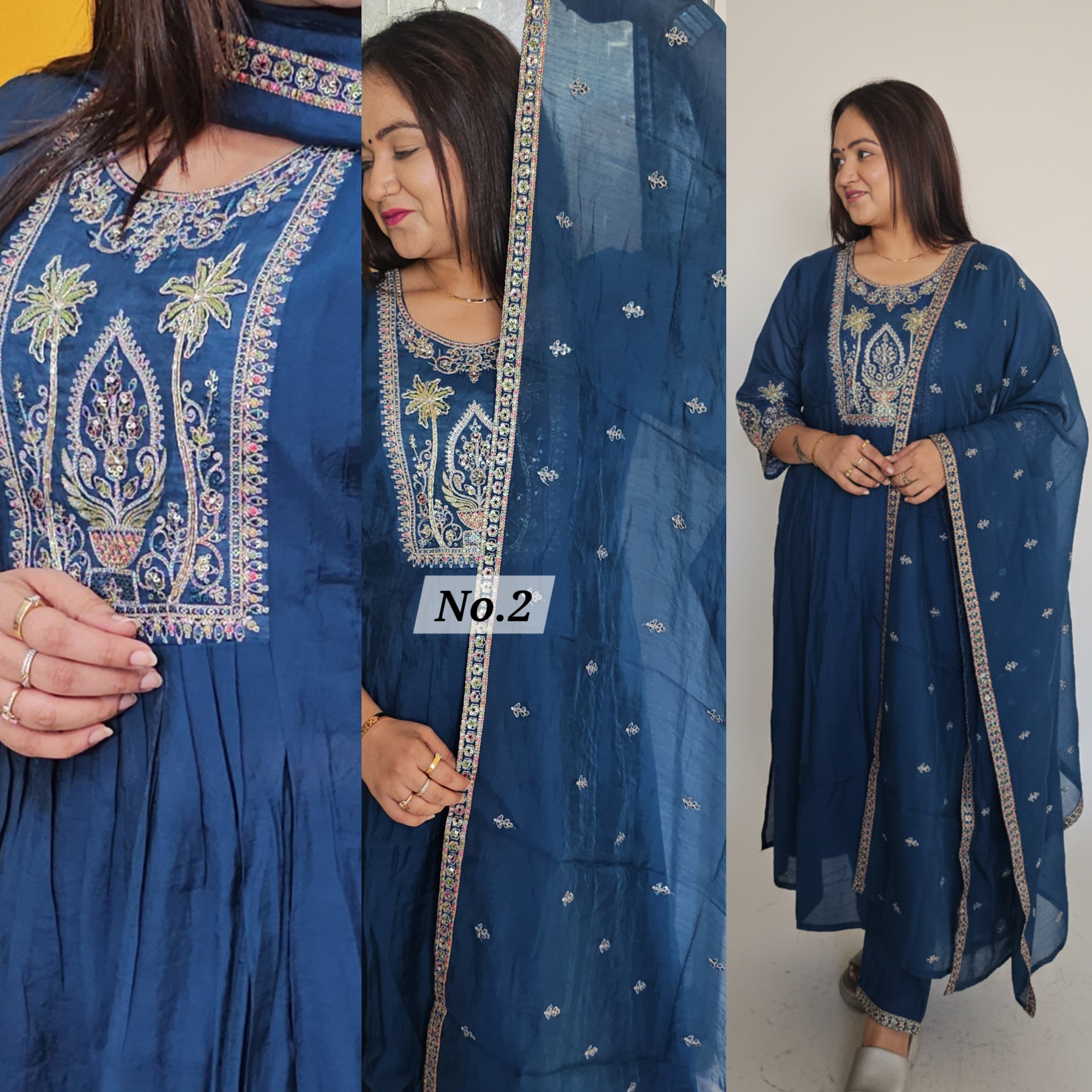 PURE MAL CHANDERI DRESS (NO. 2)