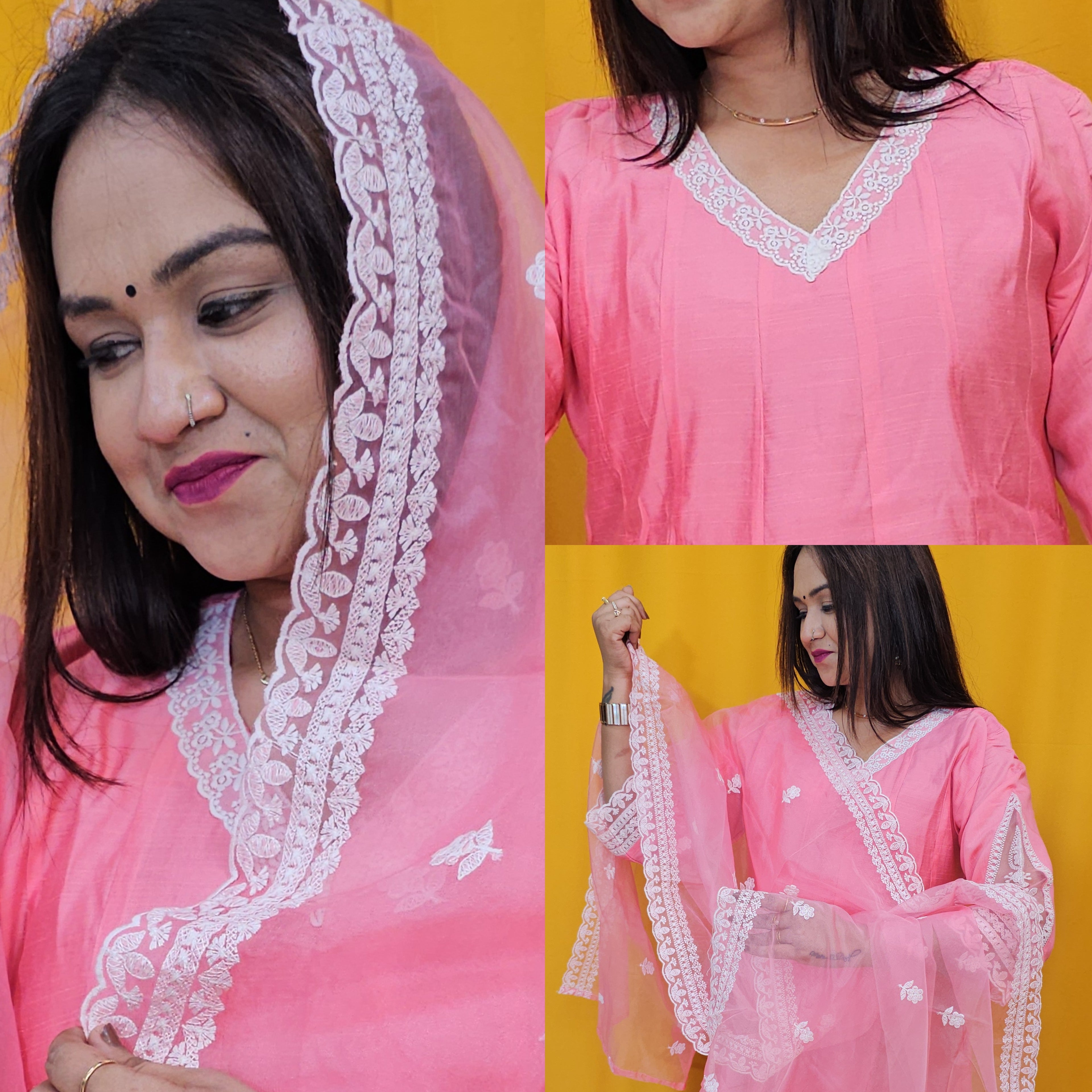 PURE MAL CHANDERI DRESS (NO. 18)