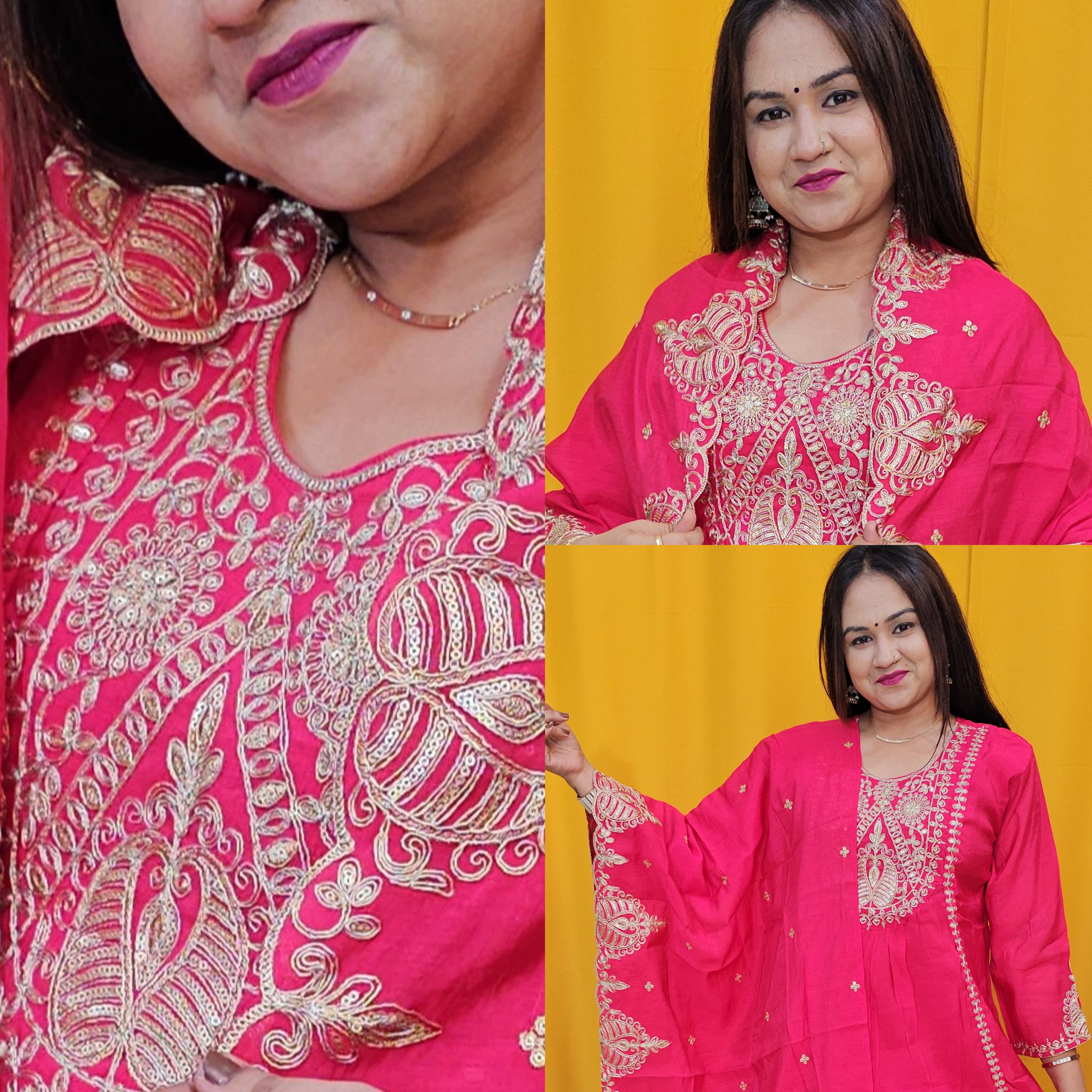 PURE MAL CHANDERI DRESS (NO. 17)