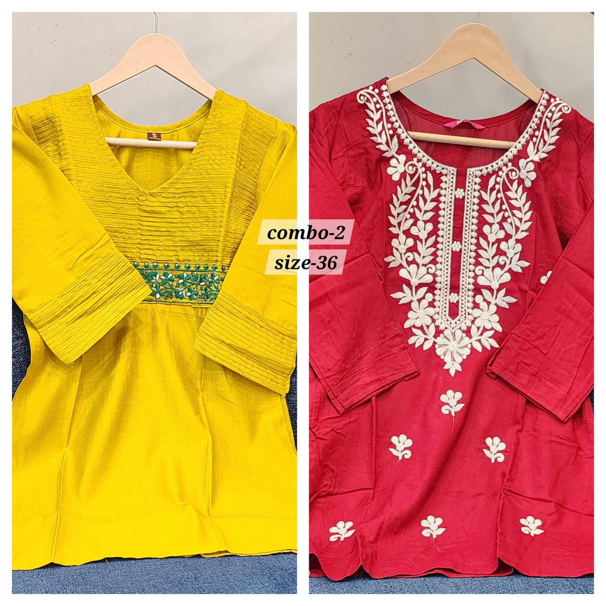 READY MADE SHORT TOP {SIZE- 36} COMBO - 2