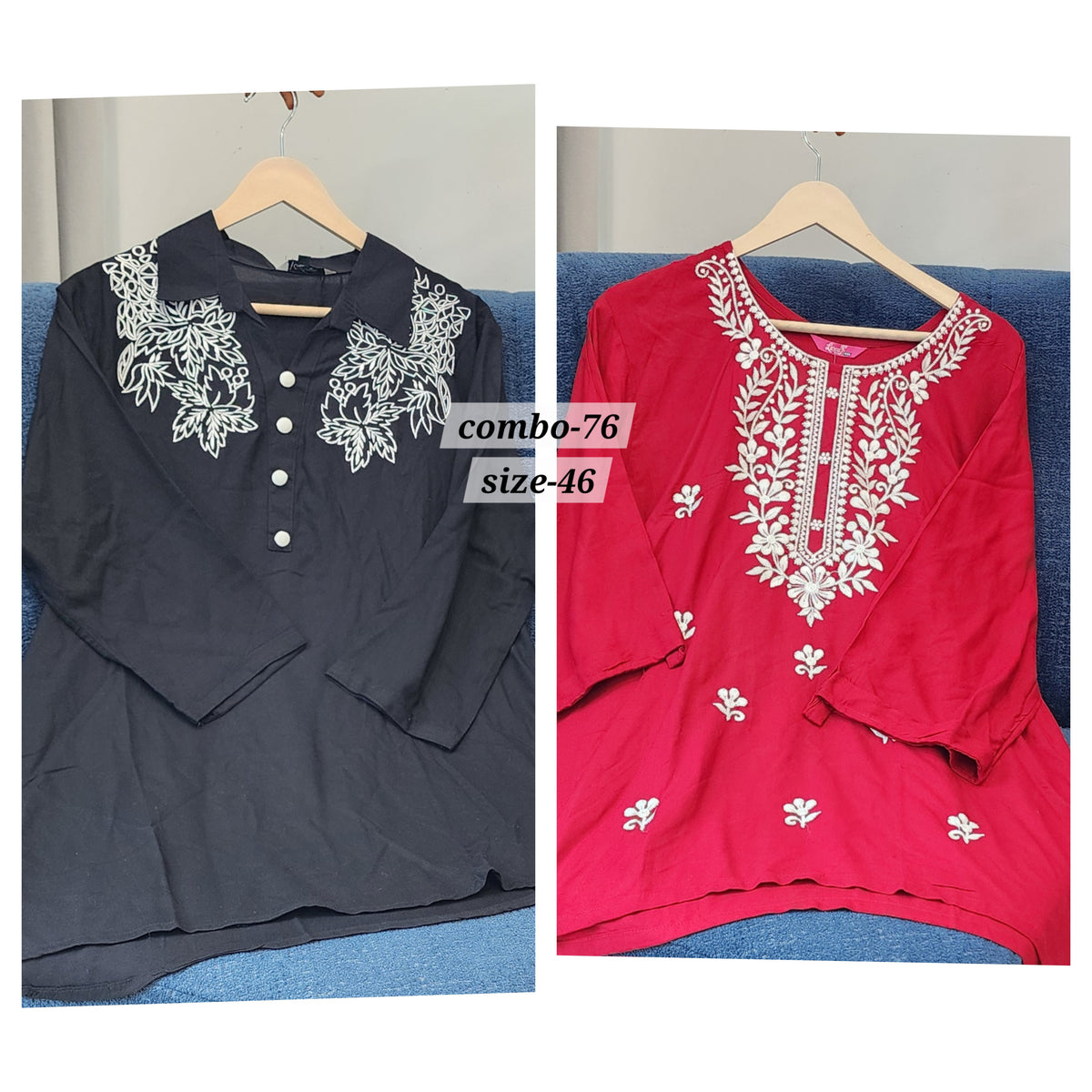 READY MADE SHORT TOP {SIZE- 46} COMBO - 76