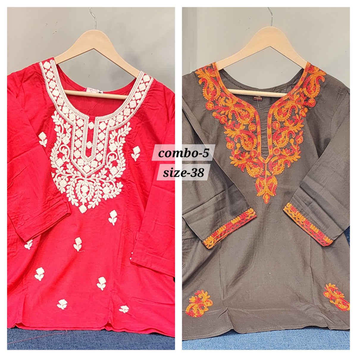 READY MADE SHORT TOP {SIZE- 38} COMBO - 5