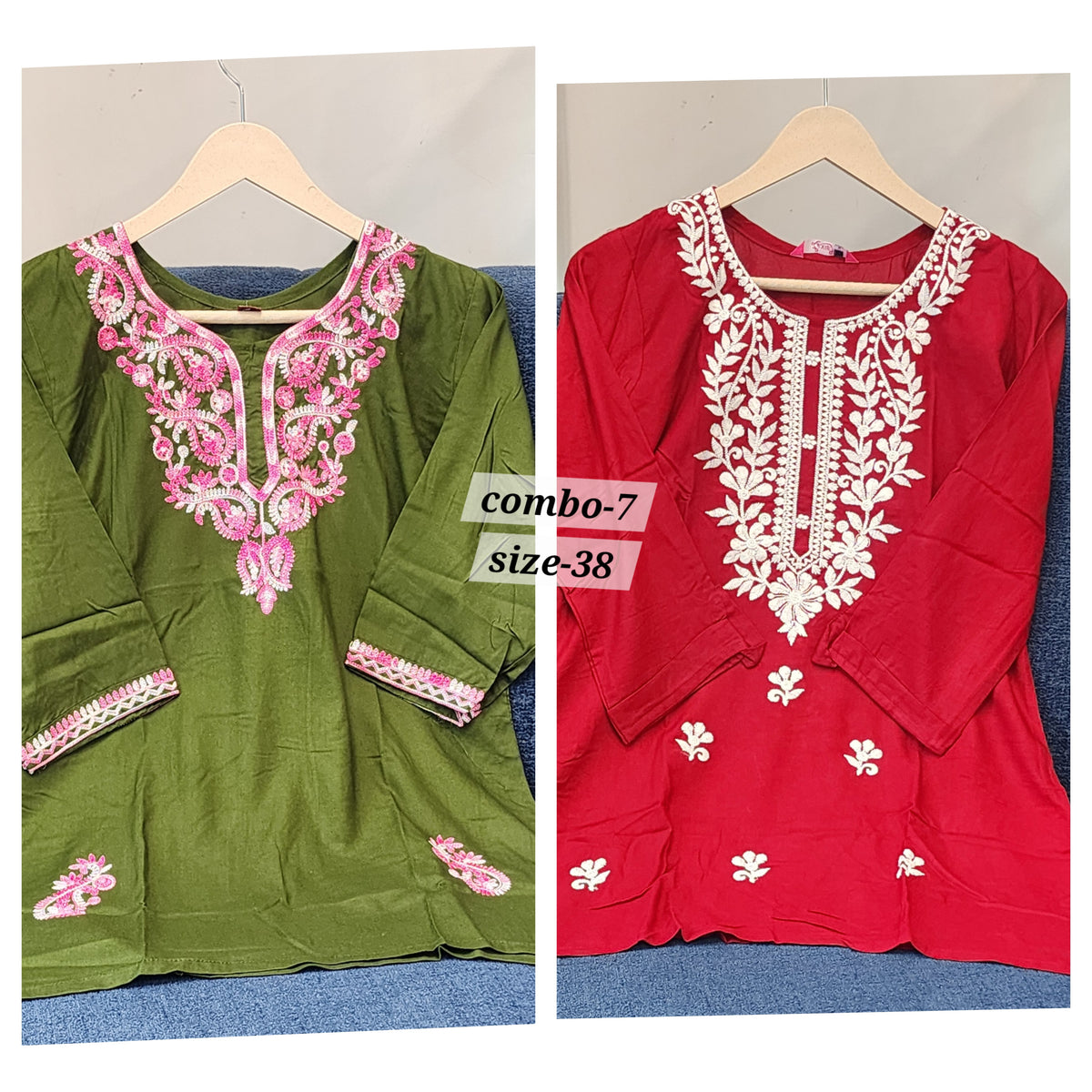 READY MADE SHORT TOP {SIZE- 38} COMBO - 7