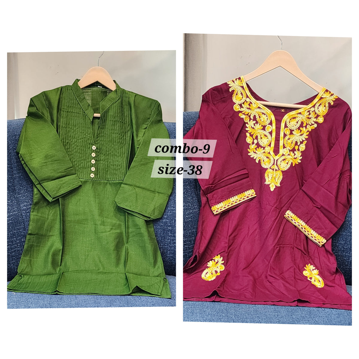 READY MADE SHORT TOP {SIZE- 38} COMBO - 9
