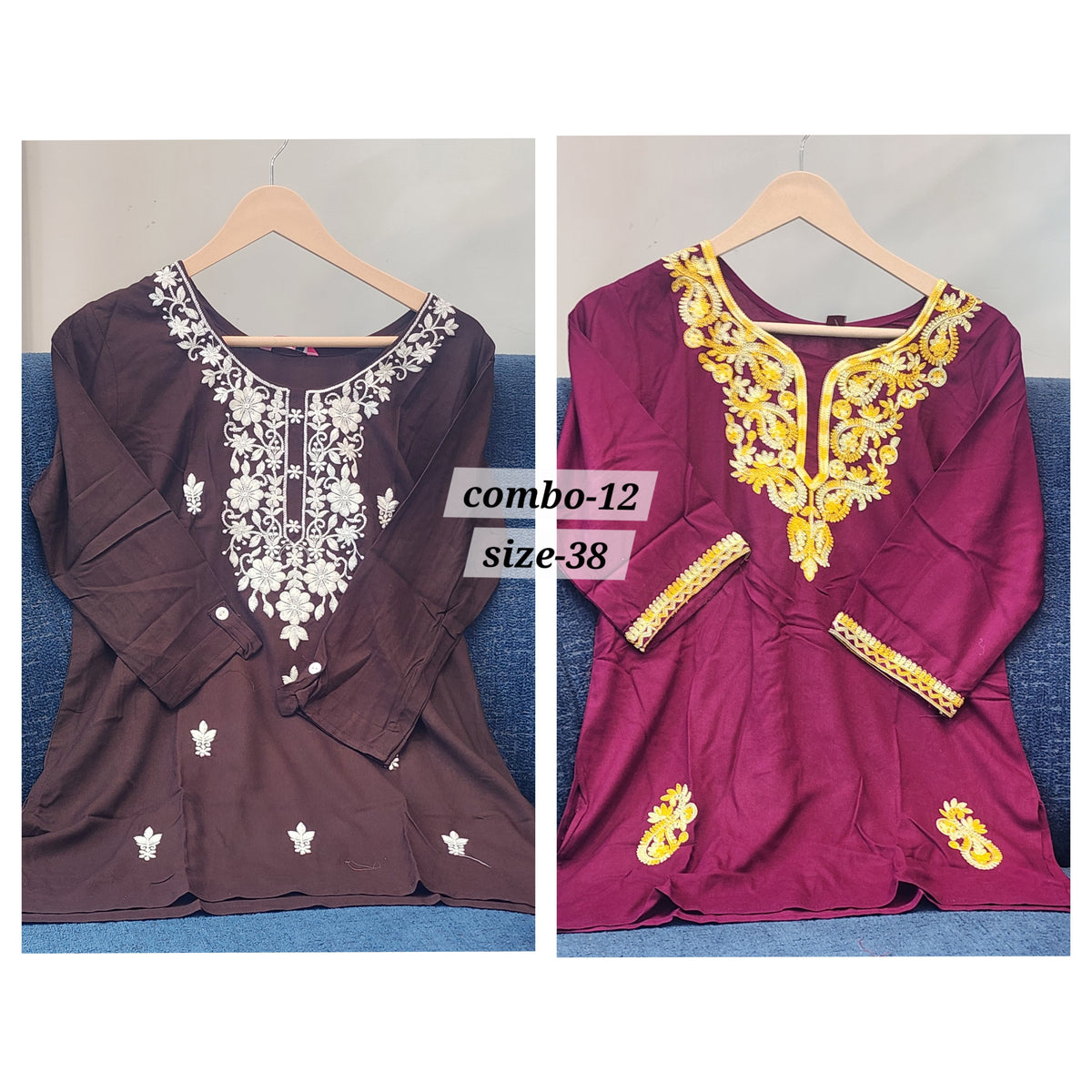 READY MADE SHORT TOP {SIZE- 38} COMBO - 12
