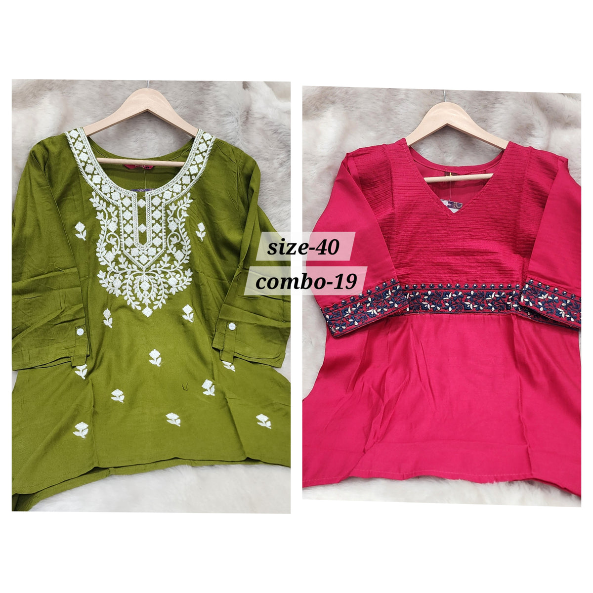 READY MADE SHORT TOP {SIZE- 40} COMBO - 19