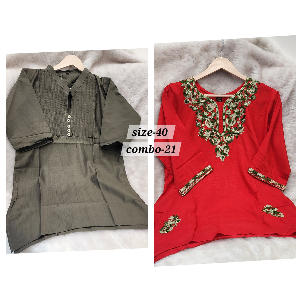 READY MADE SHORT TOP {SIZE- 40} COMBO - 21