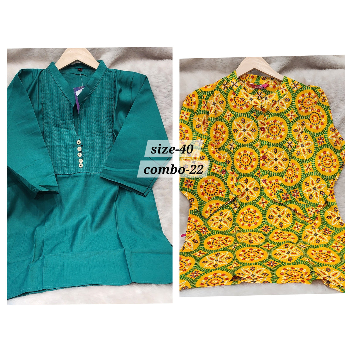 READY MADE SHORT TOP {SIZE- 40} COMBO - 22
