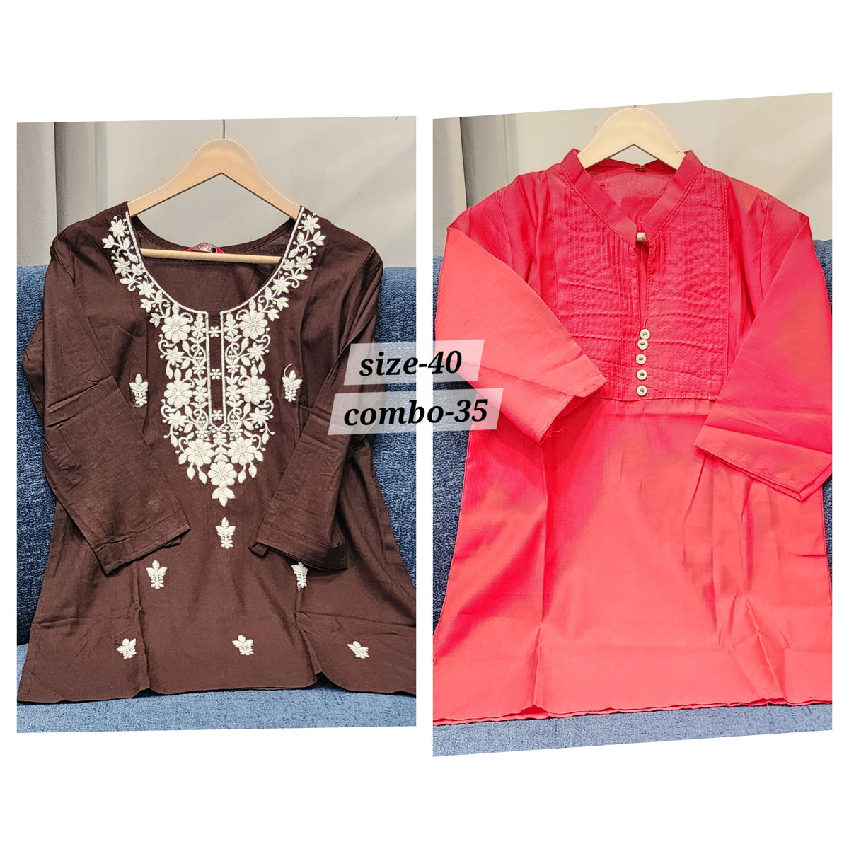 READY MADE SHORT TOP {SIZE- 40} COMBO - 35