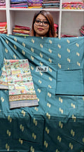 PURE HANDLOOM SILK 3PC DRESS MATERIAL (NO.3)